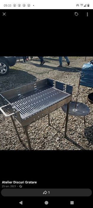 Vând grătar reglabil