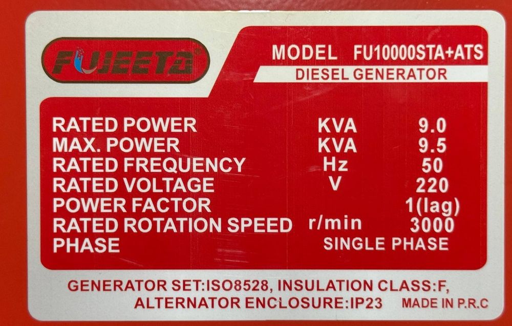 Generator FUJEETA 10