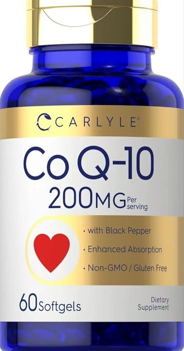 Коэнзим CoQ-10 200mg 60 Softgels USA