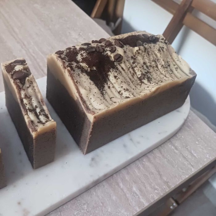 Sapun natural "100" cu cafea si cacao