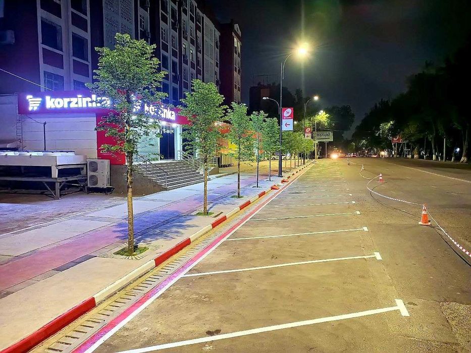 Дорожная разметка краской и термопластиком  Razmetka