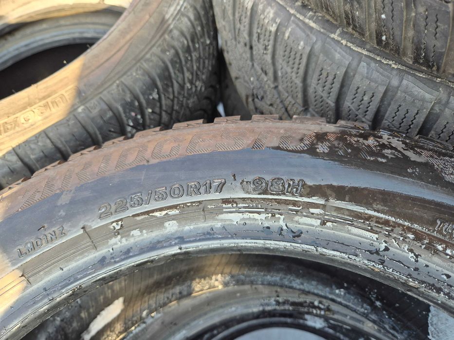 2 Anvelope M+S 225/50/17 - BRIDGESTONE - Stare BUNA DOT 2018
