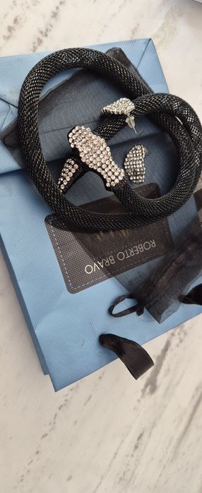 Холивудско Колие змия с обици