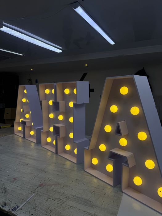 Рекламные вывески, монтаж