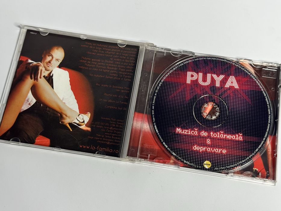 CD album Puya - Muzica de tolaneala si depravare