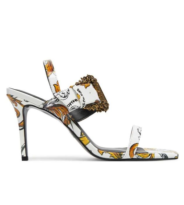 НОВИ Оригинални Сандали Versace Jeans Couture Бели 38 Дамски Обувки