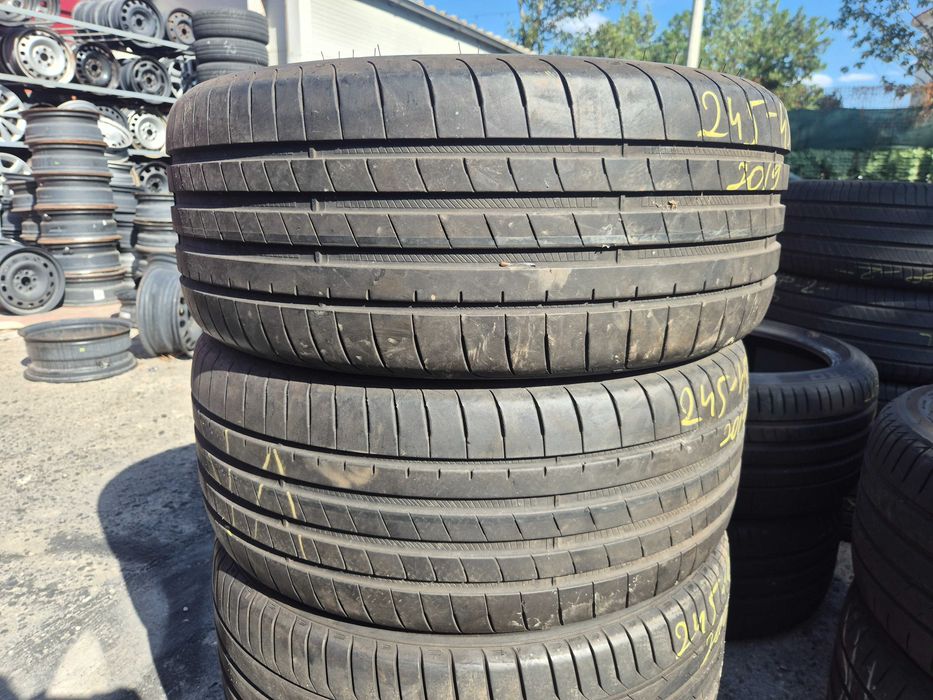 2 Anvelope de VARA - 245/45/18 100Y XL - GoodYear Eagle - Stare F BUNA - DOT 2019 !