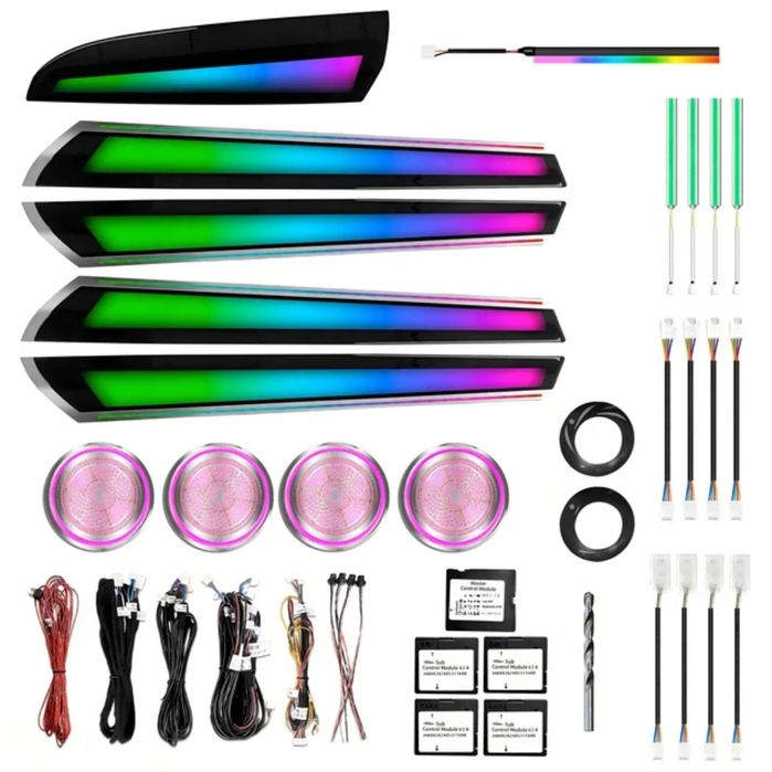 Kit Lumini Ambientale Symphony Dedicat BMW  X3 / X4 F25 / F26(2012-2017) - 24 Elemente