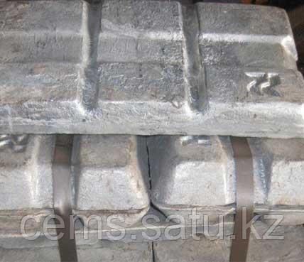 Цинк Ц0, ЦВ в чушках (слиток)