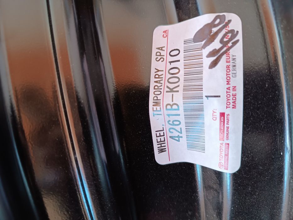 Джанта за резервно колело, резервна гума