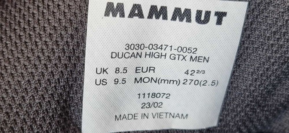 Ghete MAMMUT GTX lowa salewa meindl goretex bocanci munte