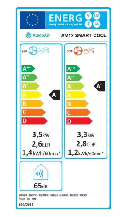 Aparat încălzire, AC portabil 12,000 BTU AlecoAir AM12