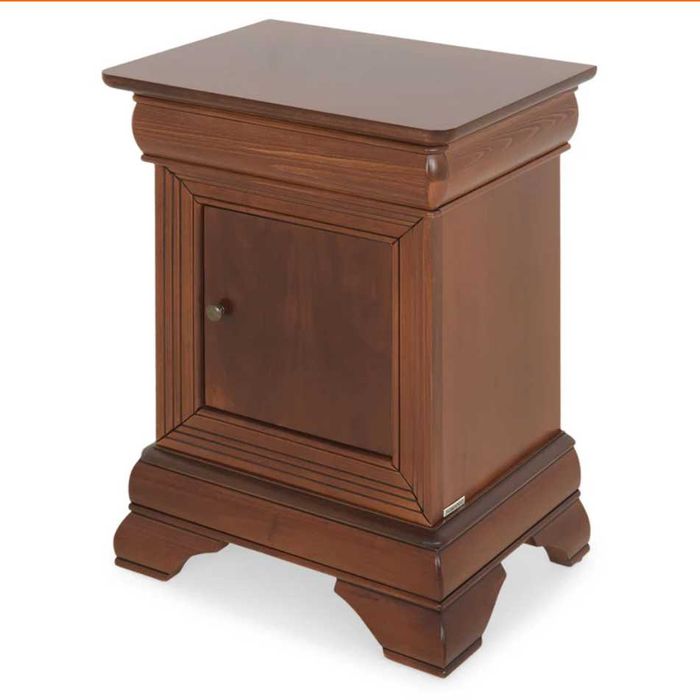 LOUIS PHILIPPE Poliță lată 60 cm și Noptieră cu ușă și sertar, noi