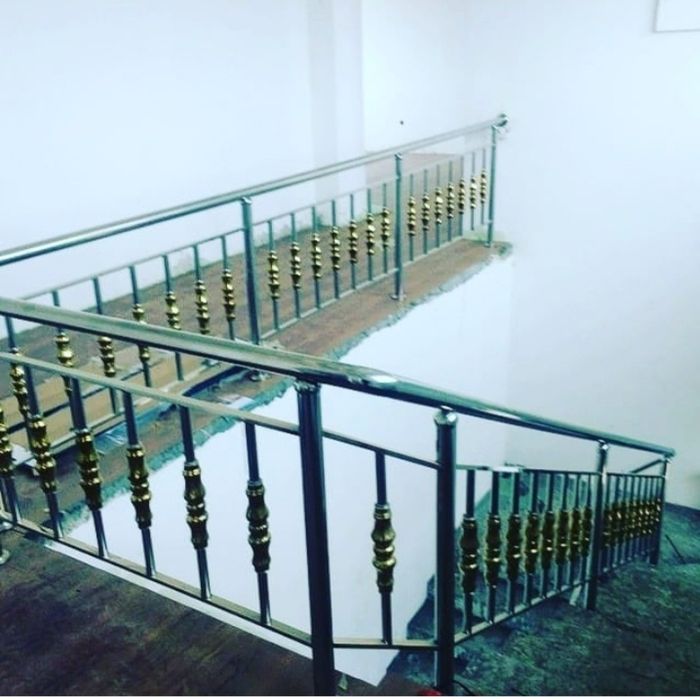 Перила из нержавейки стали .
