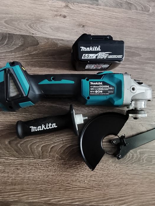 Flex Makita DGA 504 cu variator de viteza și baterie de 6A NOU
