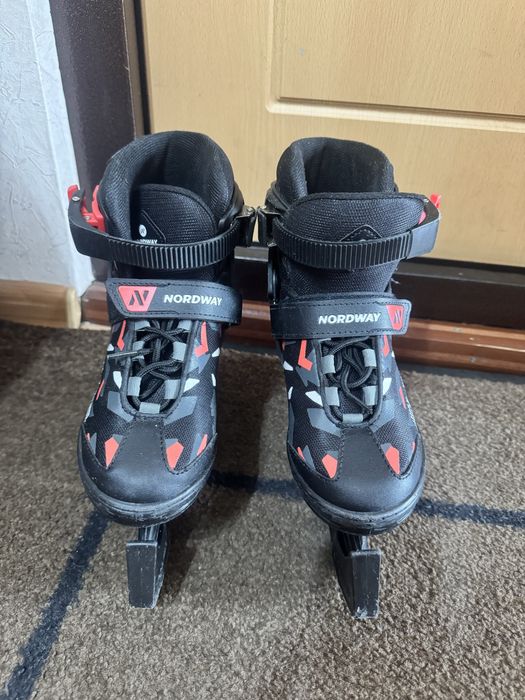 Коньки детские раздвижные р-р 31-36