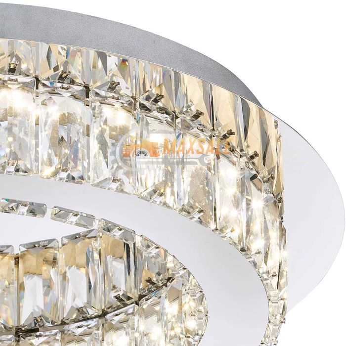 Абажур полилией 22W LED лампа плафониера таван дистанционно управление