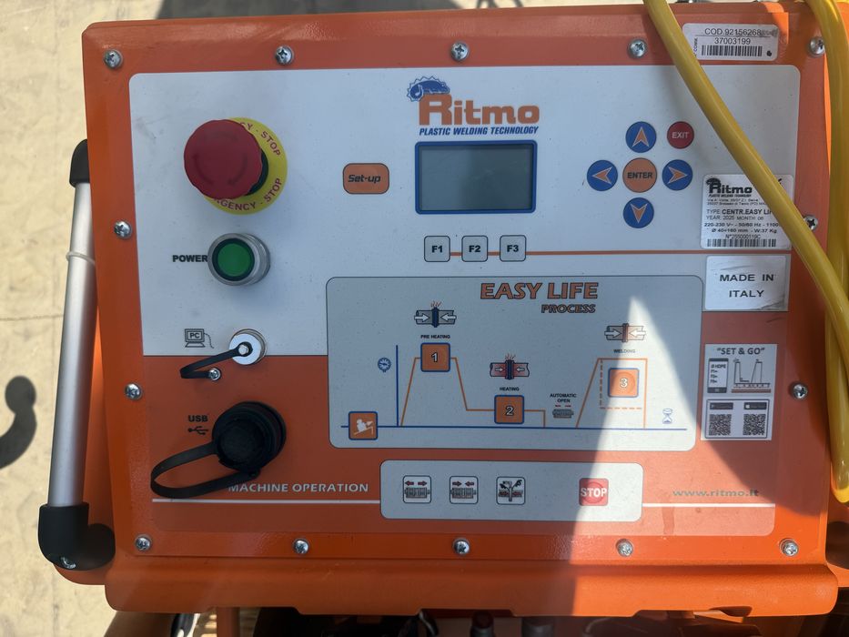 Aparat de sudura cap la cap Ritmo Easy Life 250 automat cu protocol