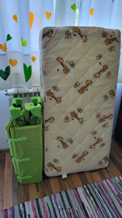 Сгъваема детска кошарка с дюшече