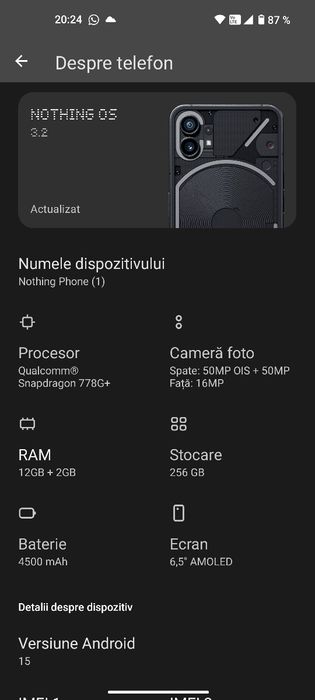Schimb Nothing phone 1