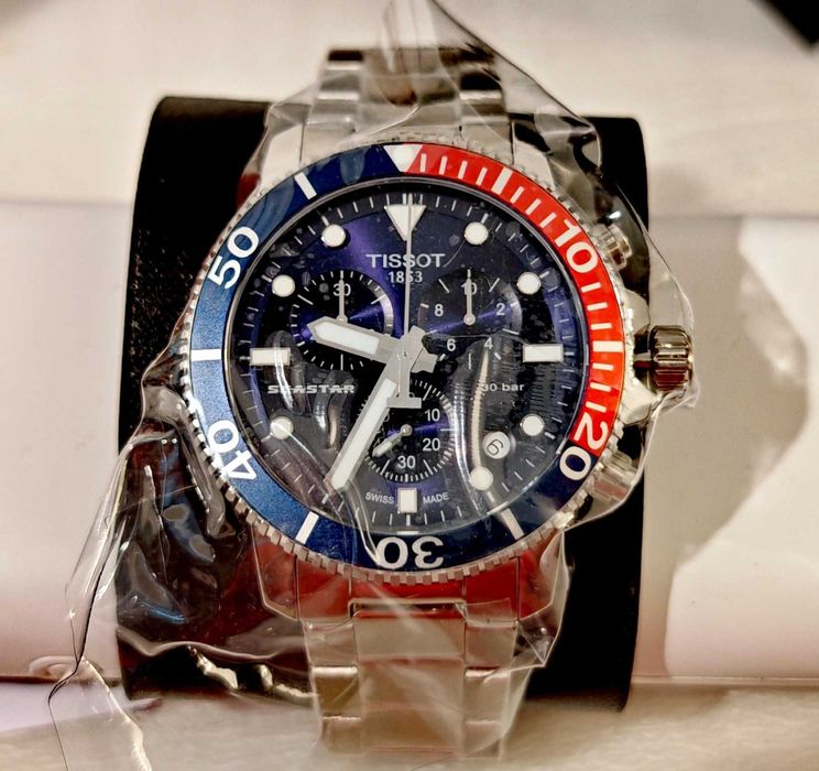 TISSOT SEASTAR 1000 AUTOMATIC CHRONOGRAPH T-RACE PRC 516 100 SUPERSPORT CHRONO Tradition CLASSIC DREAM SWISSMATIC watch часовник чисто нов оригинал