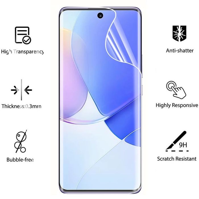 5D Hydrogel Протектор за Дисплей или Гръб за Huawei Nova 9 Nova 10 Pro
