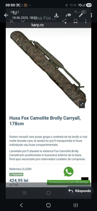 Fox brolly supa 60 mk2  + husa