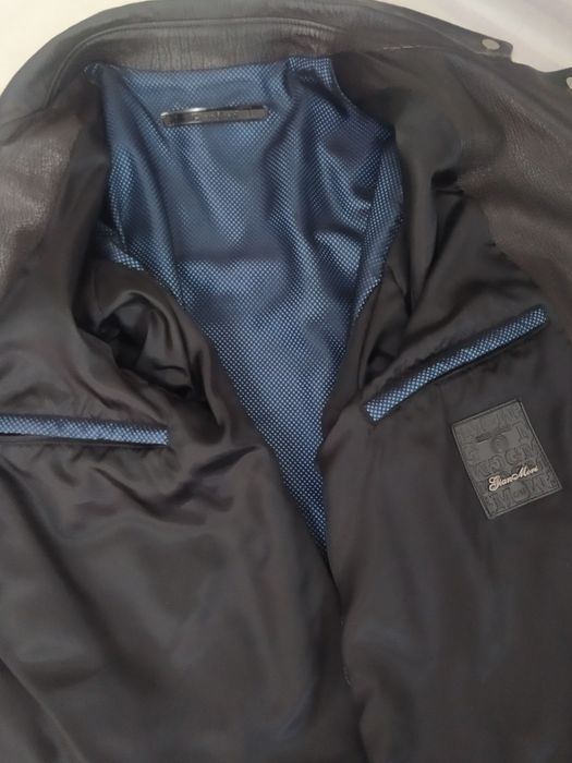 Кожаная мужская куртка-косуха