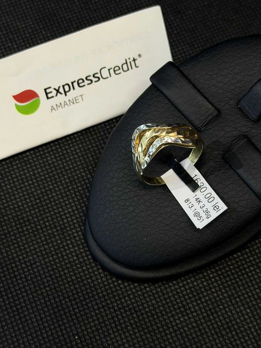 (AG51) Inel aur 14k 3.36g b813 - Garantie 2 ani!