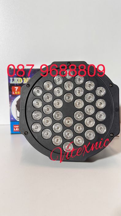 LED FLAT Par 36W Диско Лед Пар - RGBW - LED ефект DMX512
