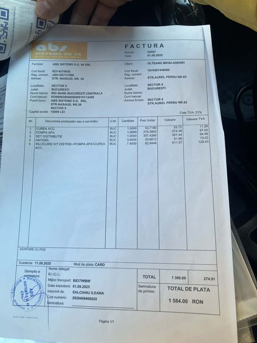 Vand Dacia Logan 1.5 DCI / 2017 / clima