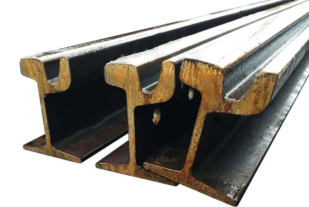 Трамвайные рельсы РТ 62, Длина: 12.5 м, новые, с продольным желобом