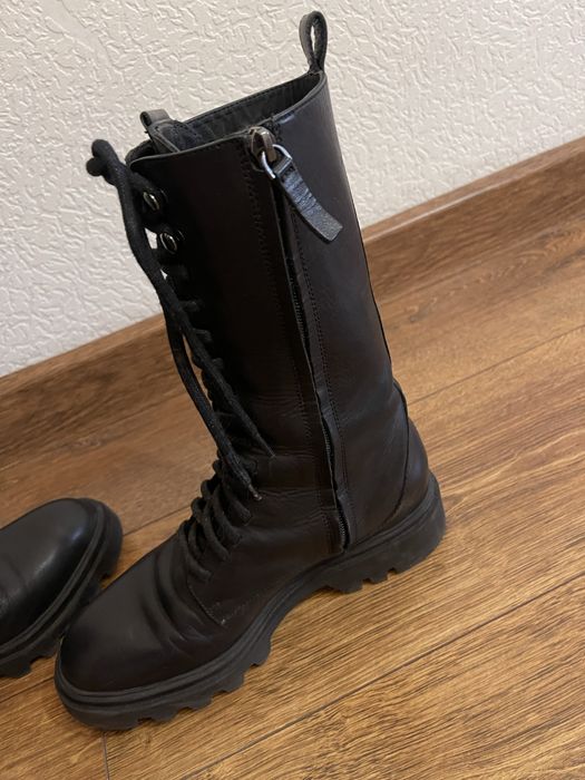 Кожанные ботинки