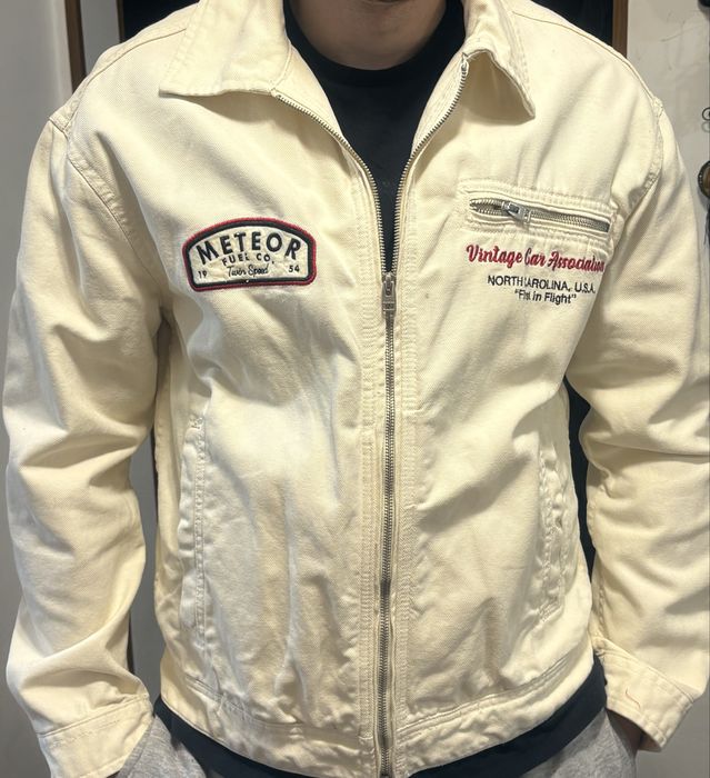 Geaca de blugi racing stil USA