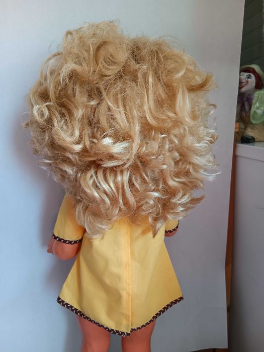 Papusa Aradeanca 57cm, veche  de colectie , Perioada comunista RSR