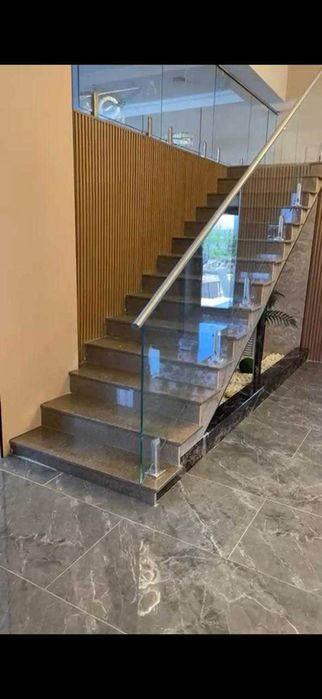 стеклянные перила