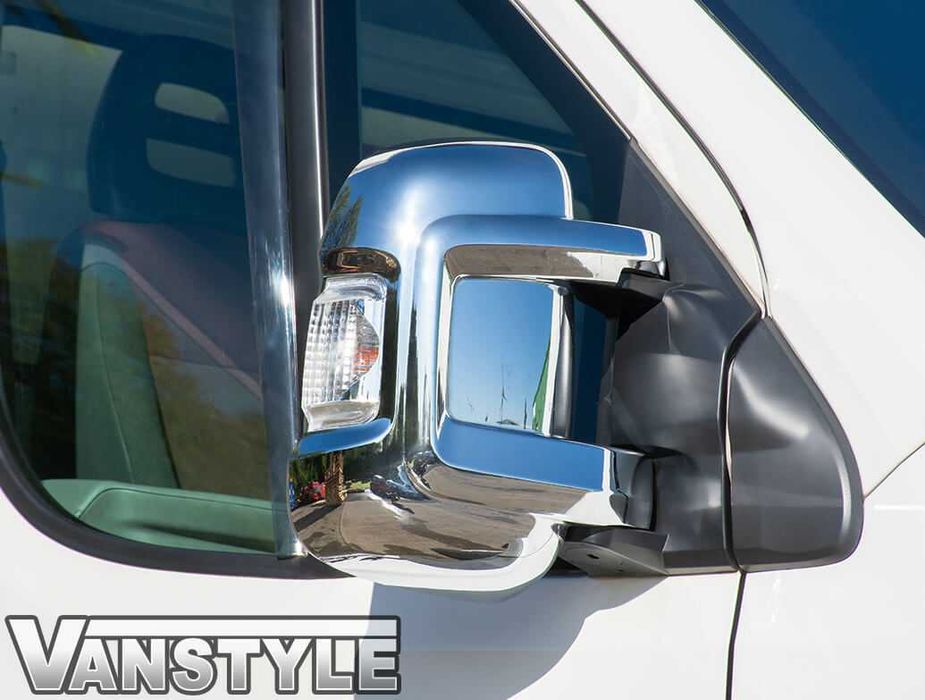 Хром капаци огледала Peugeot Boxer Citroen Jumper Fiat Ducato 2006+