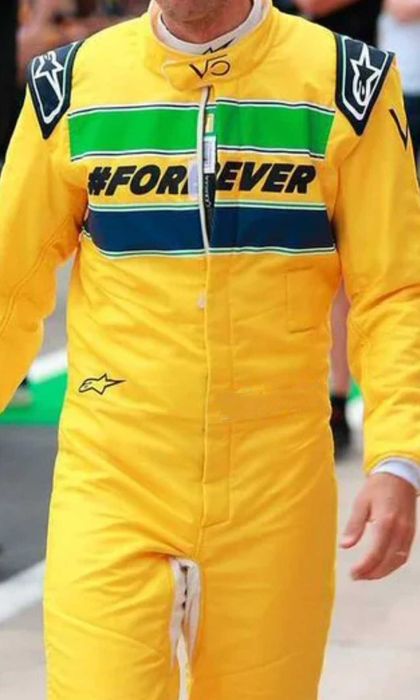 Cursa comemorativa Senna / Vettel, salopeta/costum/combinezon karturi