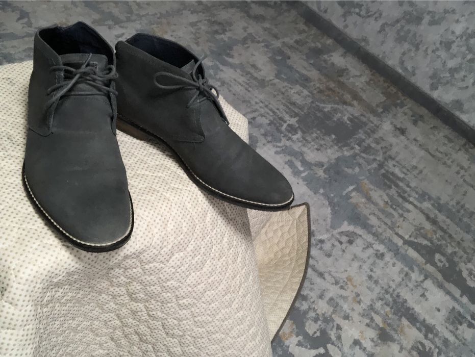 Мужские ботинки из нубука