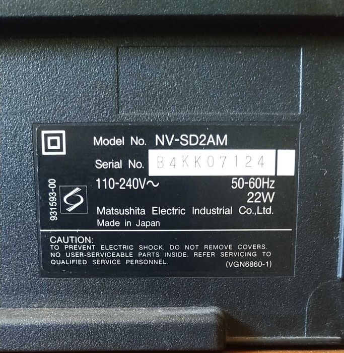 Видеомагнитофон Panasonic NV-SD2