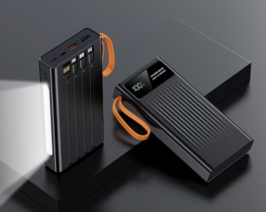 50000mAh- Baterie externa cu încărcare super rapidă,afișaj LED și lanternă