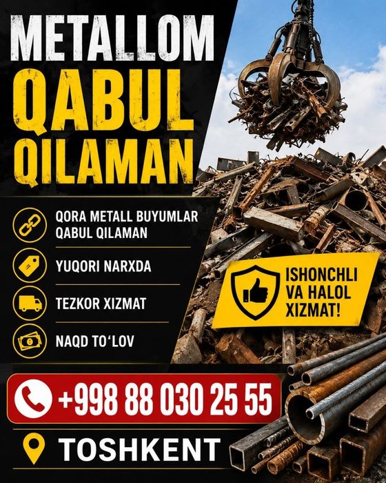 Metallom olamiz metal metallom temir olamiz