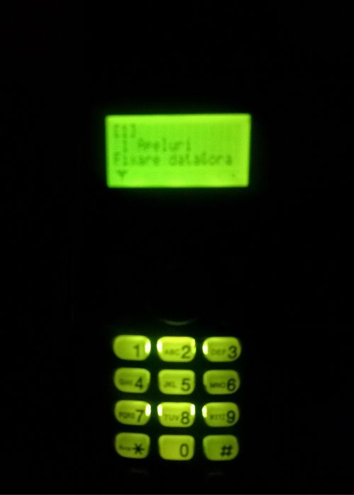 Telefon Panasonic fără fir, cu bază