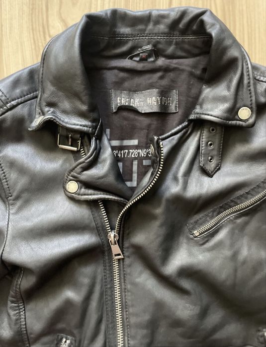 FREAKY NATION Leather JKT/мъжко яке (естествена) кожа М