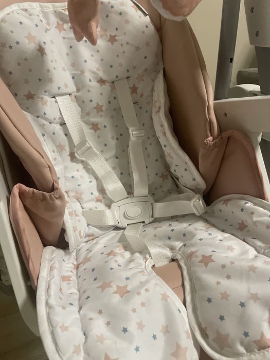 Стол за хранене и люлка - Cangaroo – Pudding 2в1 розово