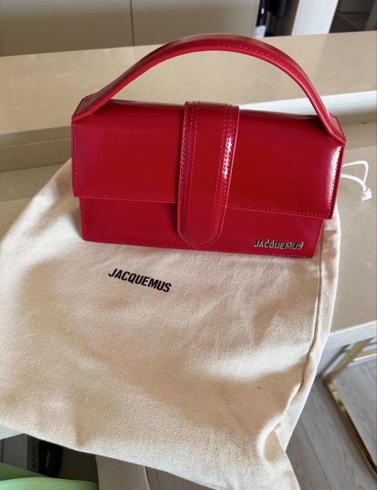 Червена чанта Jacquemus Le Bambino Long