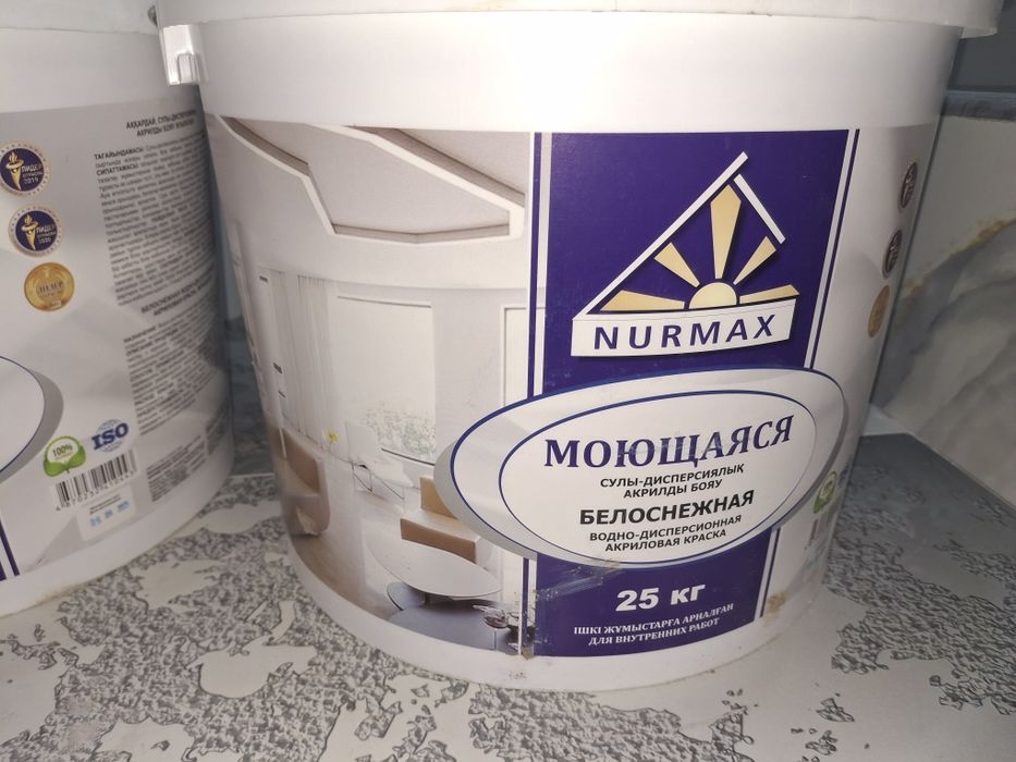 Краска моющая Nurmax 25кг
