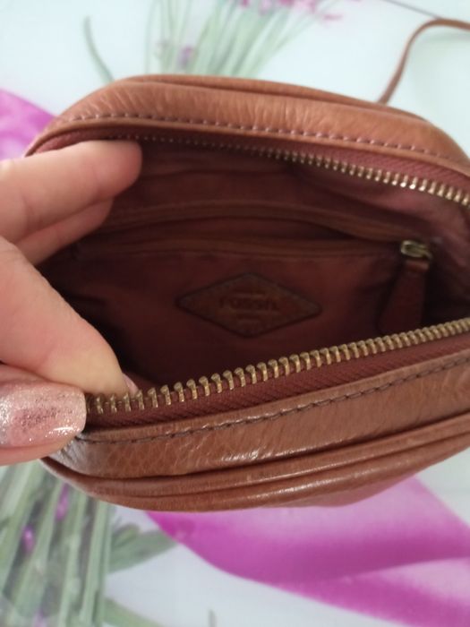 Geanta Fossil piele maron