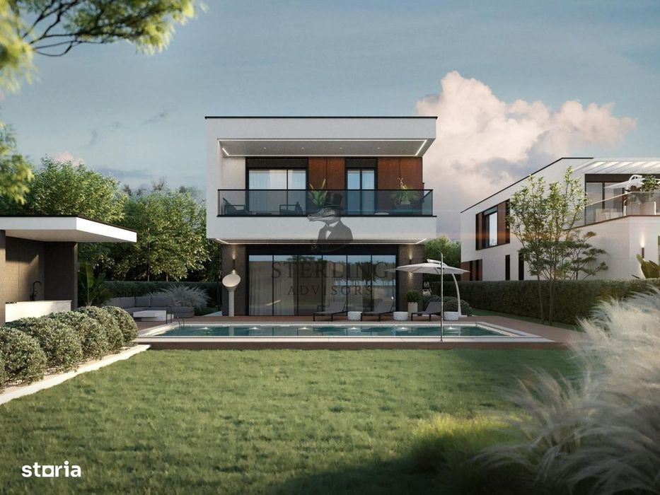 Snagov - vila cu ponton, privat piscina si facilitati sportive