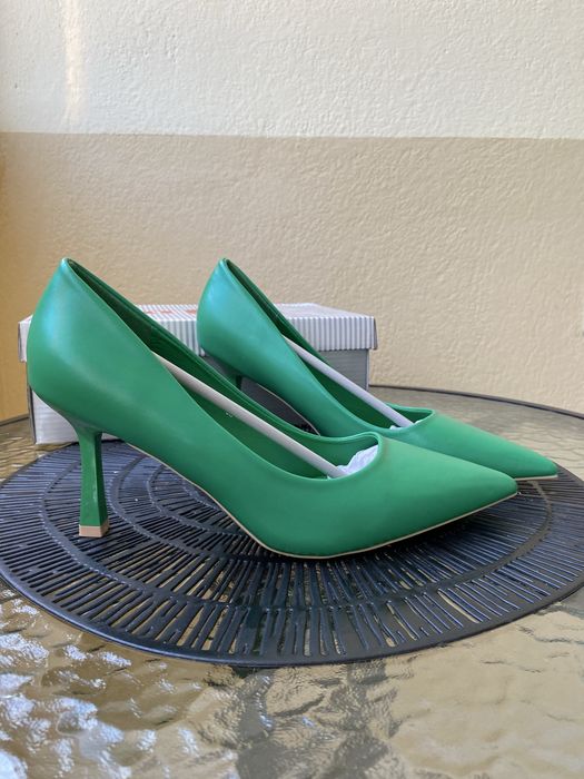 Нови обувки Ralph Lauren Lanette Denim Pump— размер 6,5 B (US), UK 4, EUR 37